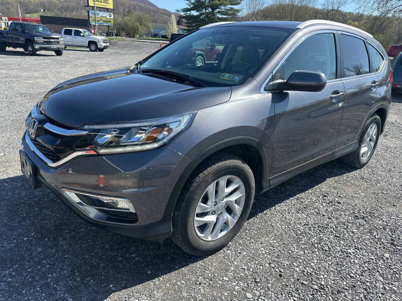 Used 2016 Honda CR-V EX-L with VIN 2HKRM4H70GH709660 for sale in East Freedom, PA