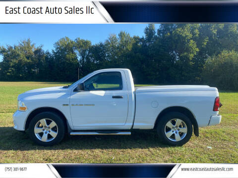 2012 RAM 1500 for sale at East Coast Auto Sales llc in Virginia Beach VA