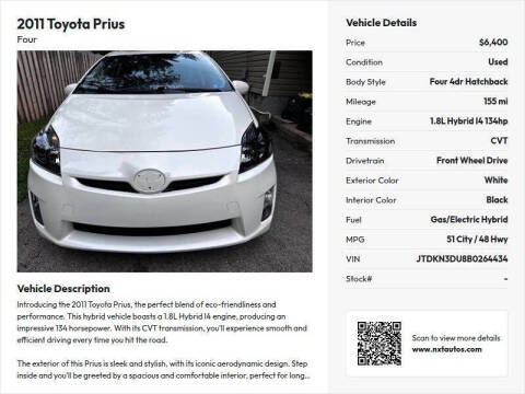 2011 Toyota Prius Four