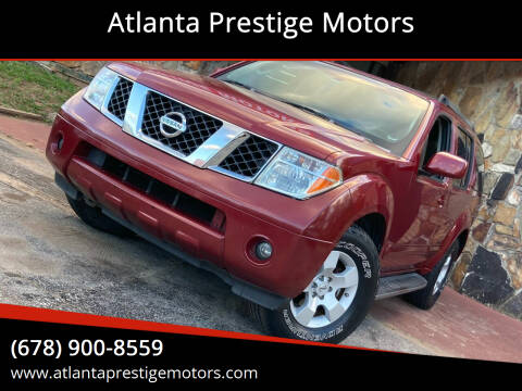 2006 Nissan Pathfinder for sale at Atlanta Prestige Motors in Decatur GA