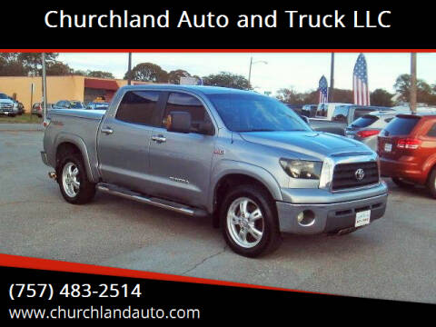 2008 Toyota Tundra for sale at Churchland Auto and Truck LLC in Portsmouth VA