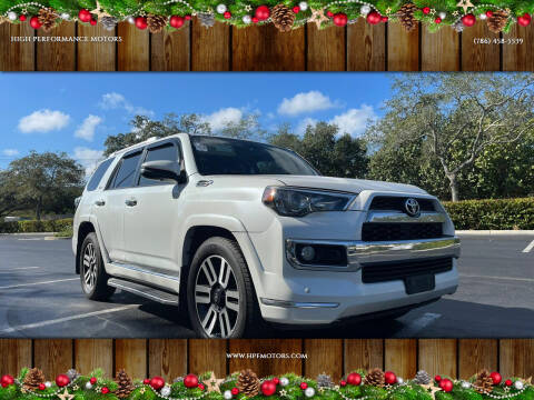 2014 Toyota 4Runner for sale at HIGH PERFORMANCE MOTORS in Hollywood FL