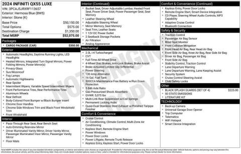 2024 Infiniti QX55 Luxe