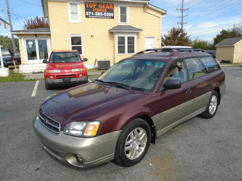 2001 Subaru Outback for sale at Top Gear Motors in Winchester VA