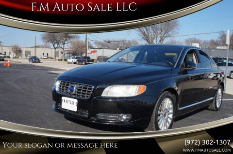 2012 Volvo S80 for sale at F.M Auto Sale LLC in Dallas TX