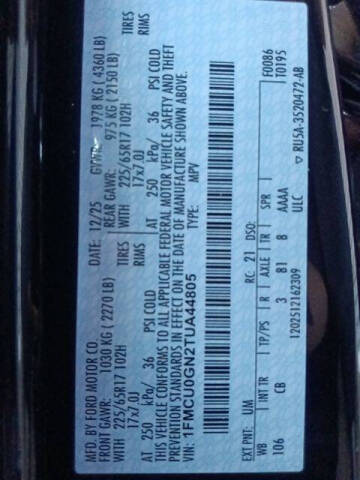 2026 Ford Escape Active