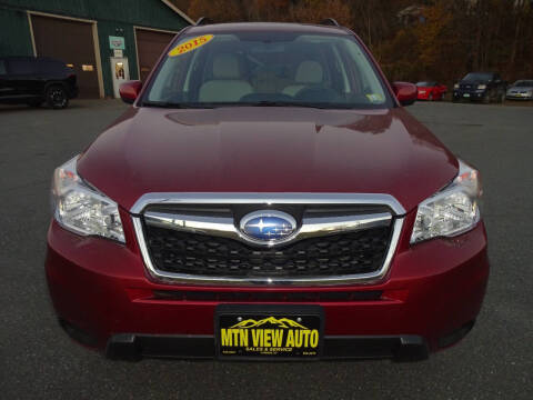 2015 Subaru Forester for sale at MOUNTAIN VIEW AUTO in Lyndonville VT