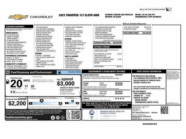 2023 Chevrolet Traverse LT Cloth