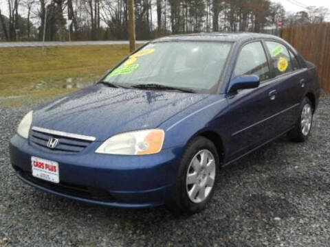 2001 Honda Civic for sale at Cars Plus in Fruitland MD