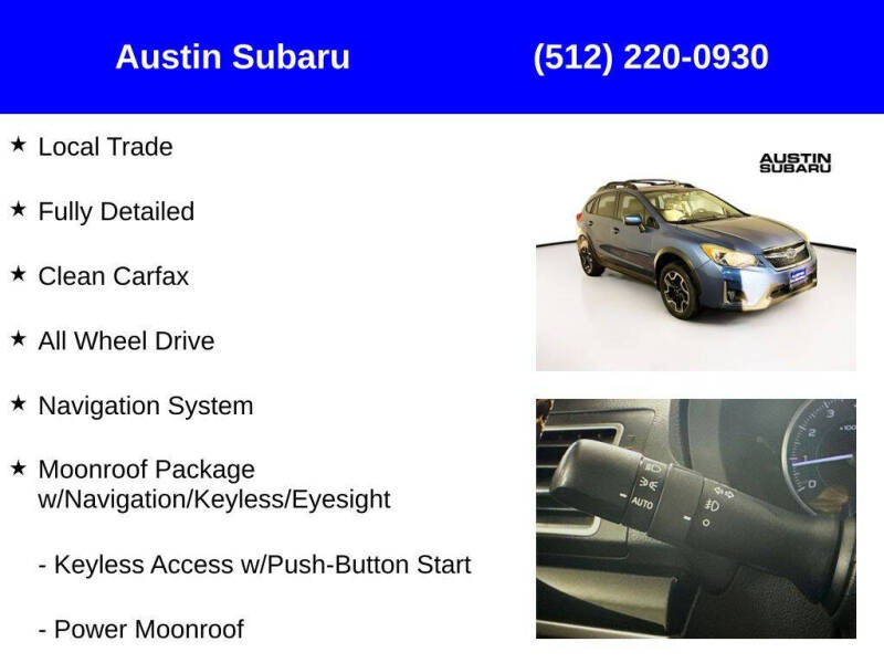 2016 Subaru Crosstrek 2.0i Limited