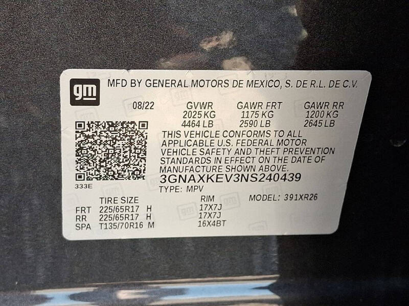 2022 Chevrolet Equinox LT