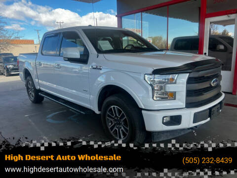2017 Ford F-150 for sale at High Desert Auto Wholesale in Albuquerque NM