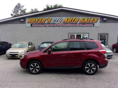 2018 Subaru Forester for sale at ROYERS 219 AUTO SALES in Dubois PA