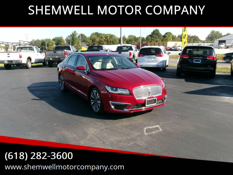 2017 Lincoln MKZ for sale at SHEMWELL MOTOR COMPANY in Red Bud IL