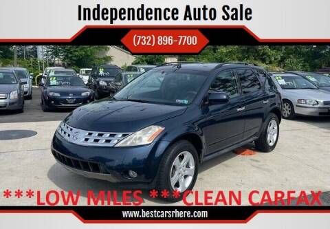2003 Nissan Murano for sale at Independence Auto Sale in Bordentown NJ