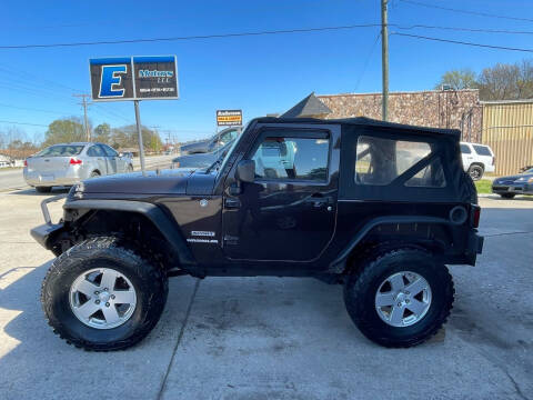 2013 Jeep Wrangler for sale at E Motors LLC in Anderson SC