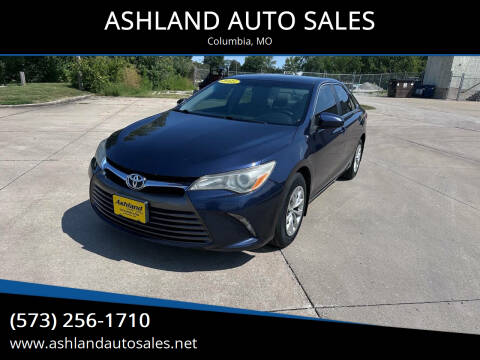 2015 Toyota Camry for sale at ASHLAND AUTO SALES in Columbia MO