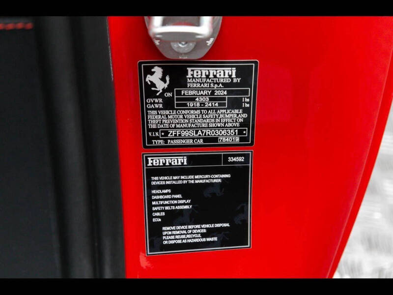 2024 Ferrari 296 GTB