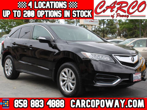 2016 Acura RDX for sale at CARCO SALES & FINANCE - CARCO OF POWAY in Poway CA