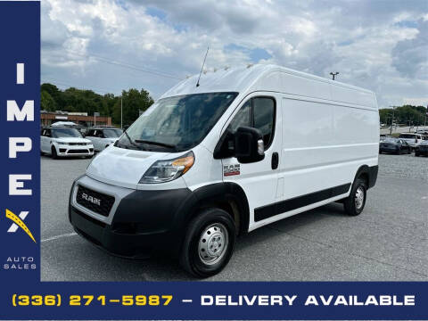 2021 RAM ProMaster for sale at Impex Auto Sales in Greensboro NC