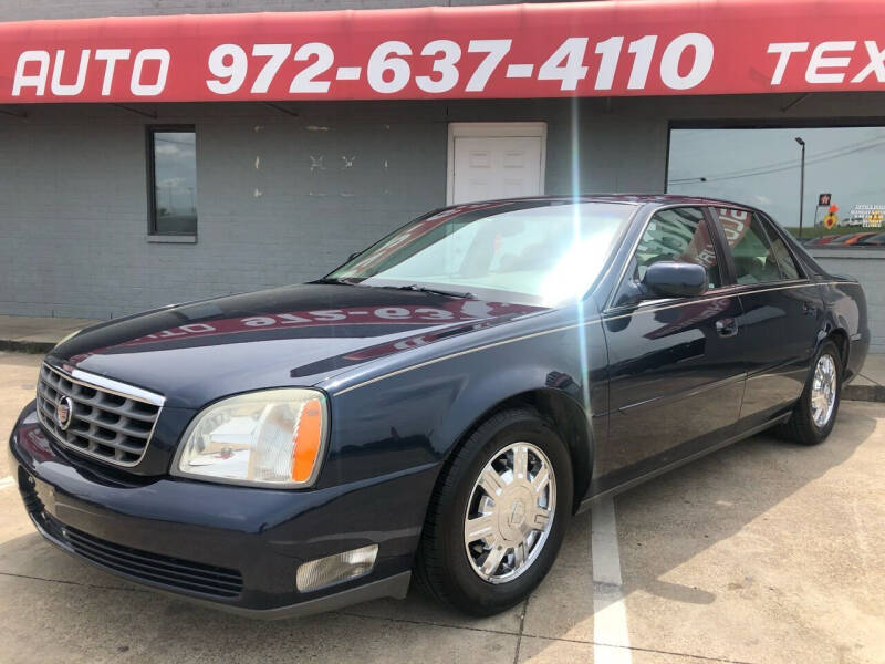 2004 Cadillac DeVille for sale at Texas Luxury Auto in Cedar Hill TX