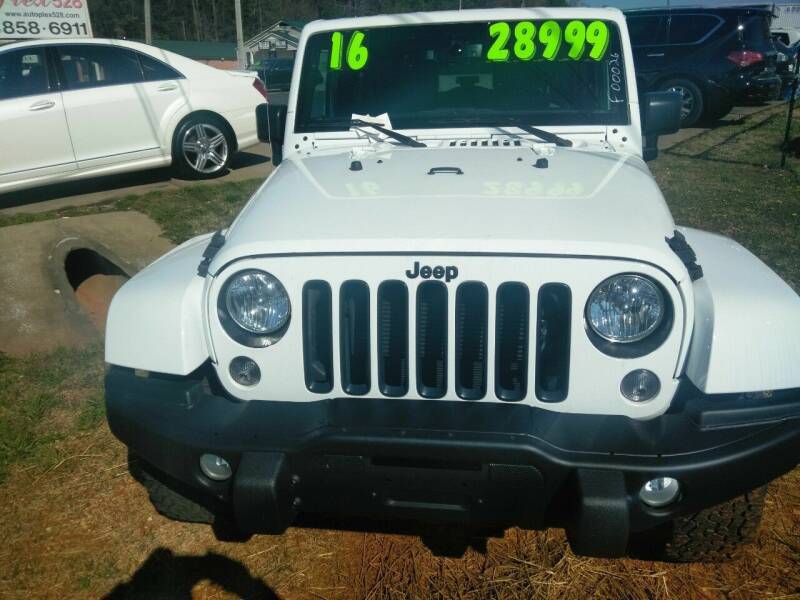 2016 Jeep Wrangler for sale at AUTOPLEX 528 LLC in Huntsville AL