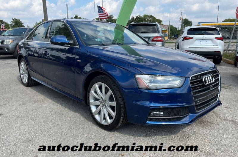 2014 Audi A4 for sale at AUTO CLUB OF MIAMI, INC in Miami FL