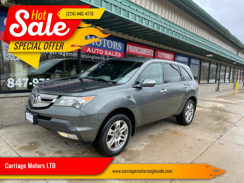 2007 Acura MDX for sale at Carriage Motors LTD in Ingleside IL