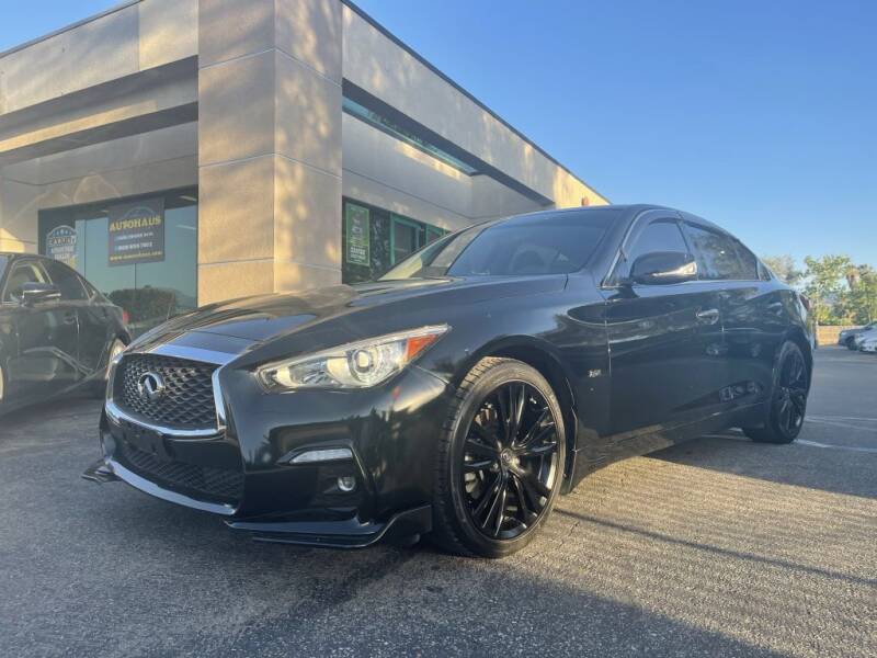 2018 Infiniti Q50 for sale at AutoHaus in Colton CA