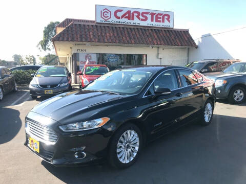 2014 Ford Fusion Hybrid for sale at CARSTER in Huntington Beach CA