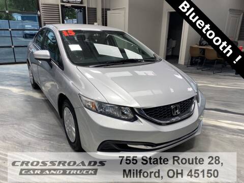2015 Honda Civic for sale at Crossroads Car & Truck in Milford OH