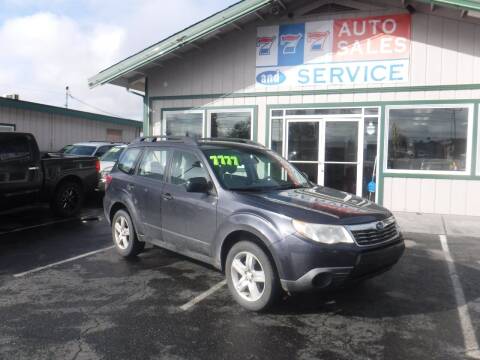 2010 Subaru Forester for sale at 777 Auto Sales and Service in Tacoma WA
