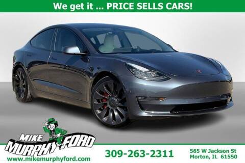 2021 Tesla Model 3 for sale at Mike Murphy Ford in Morton IL