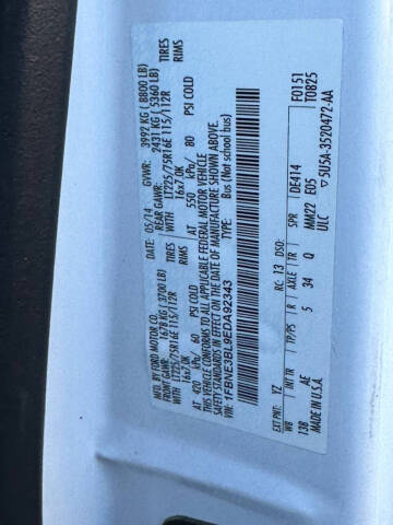 2014 Ford E-Series E-350 SD XL