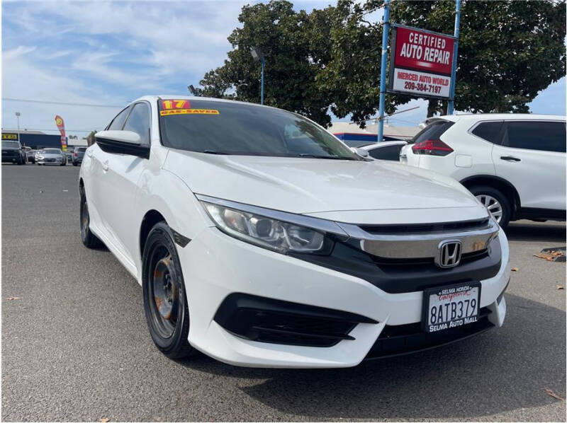 2017 Honda Civic for sale at MERCED AUTO WORLD in Merced CA