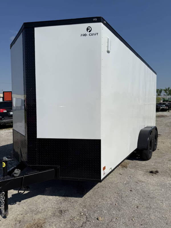2025 Nationcraft Trailers 7x16 tandem axle