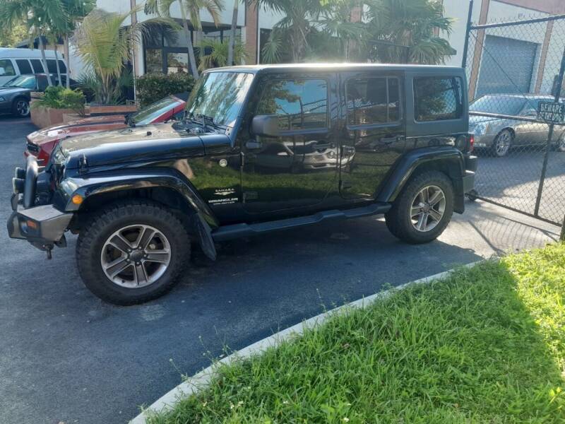 2015 Jeep Wrangler Unlimited for sale at LAND & SEA BROKERS INC in Pompano Beach FL