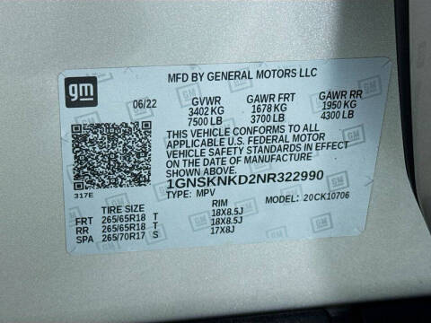 2022 Chevrolet Tahoe LT