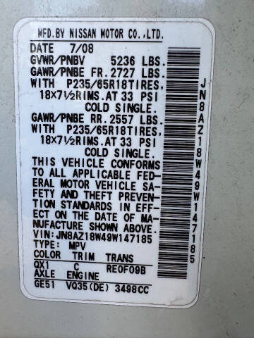 2009 Nissan Murano SL