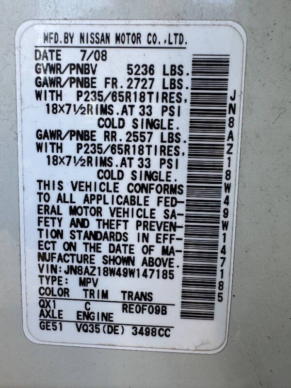 2009 Nissan Murano SL