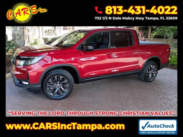 2021 Honda Ridgeline for sale at Complete Auto Remarketing Specialists Inc. in Tampa, FL