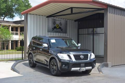 2017 Nissan Armada for sale at G MOTORS in Houston TX