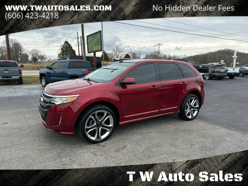 2013 Ford Edge for sale at T W Auto Sales in Science Hill KY