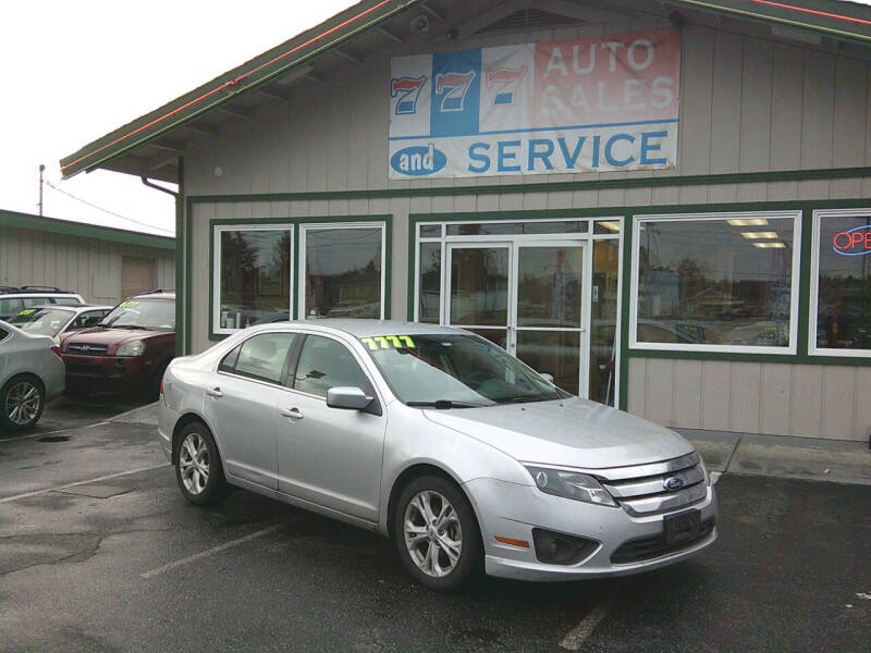 2012 Ford Fusion for sale at 777 Auto Sales and Service in Tacoma WA