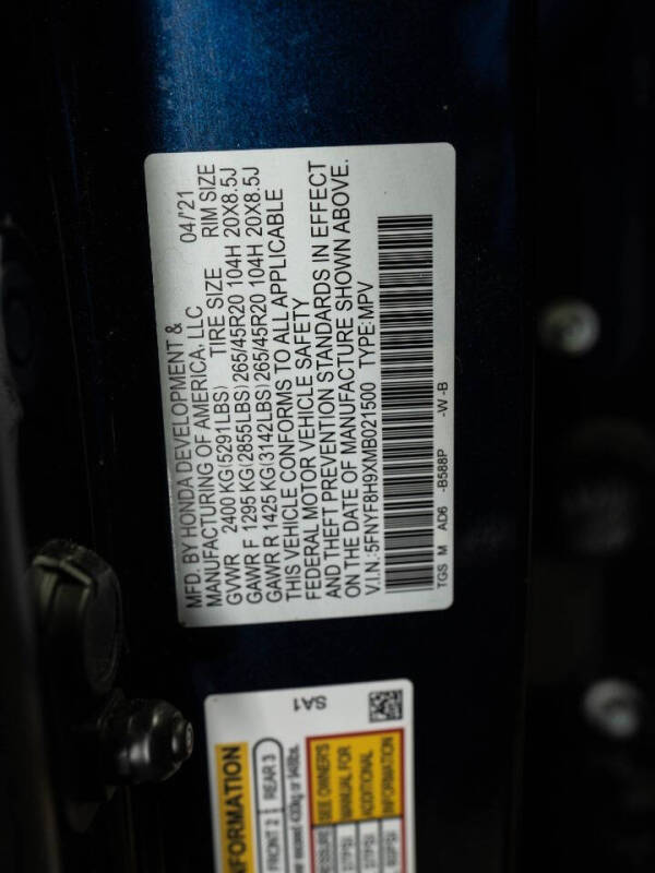 2021 Honda Passport Touring