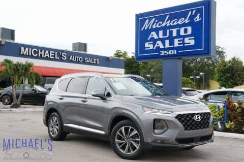 2019 Hyundai Santa Fe for sale at Michael's Auto Sales Corp in Hollywood FL