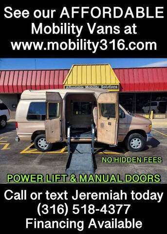 1998 Ford E-Series for sale at Affordable Mobility Solutions, LLC - Mobility/Wheelchair Accessible Inventory-Wichita in Wichita KS