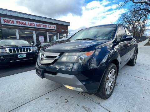 2009 Acura MDX for sale at New England Motor Cars in Springfield MA