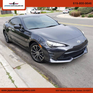 2017 Toyota 86 for sale at Japanese Auto Gallery Inc in Santee CA
