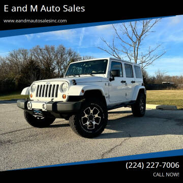 2012 Jeep Wrangler for sale at E and M Auto Sales in Elgin IL